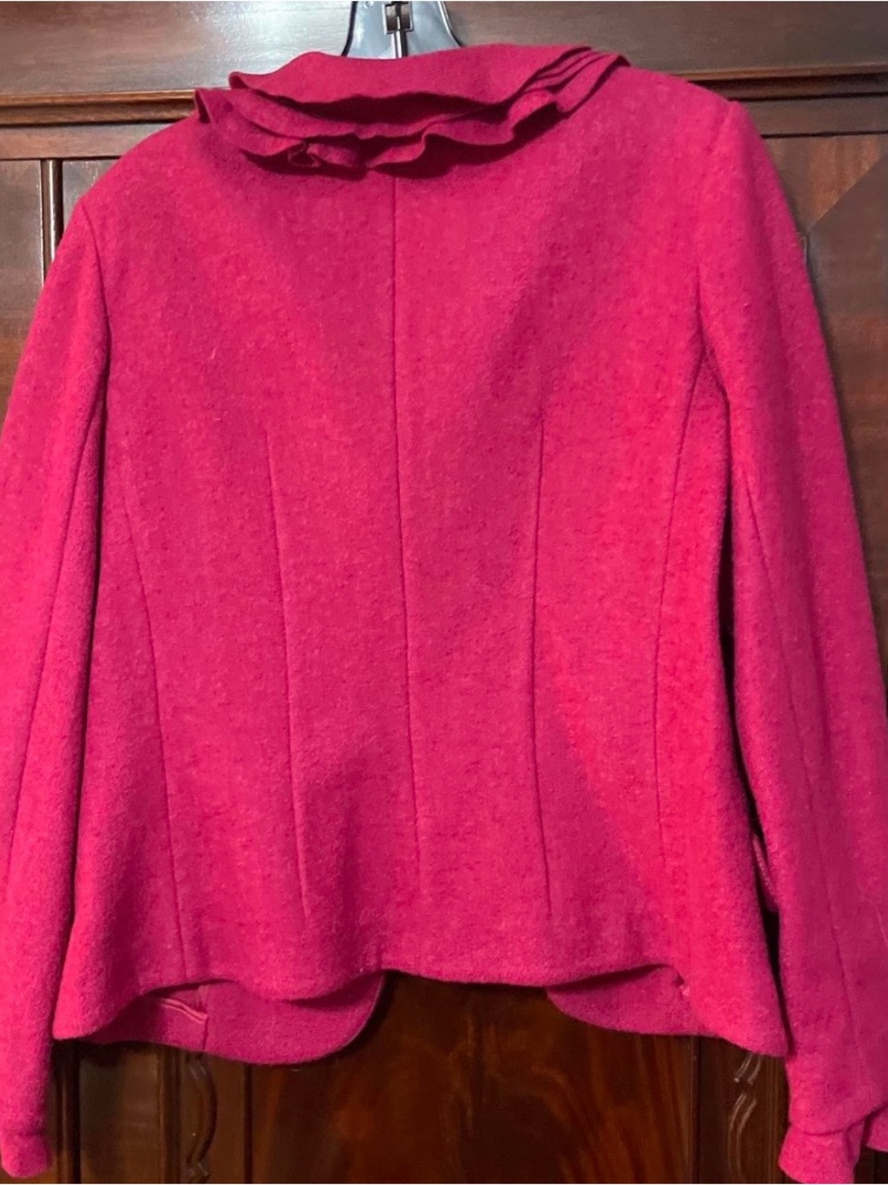 Pink Ruffle Blazer - Picture 5 of 5
